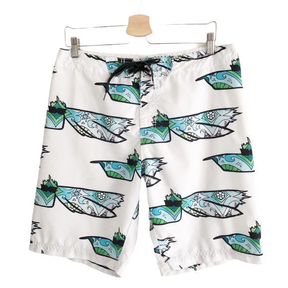 Billabong Andy Davis Pelican Print Board Shorts 33